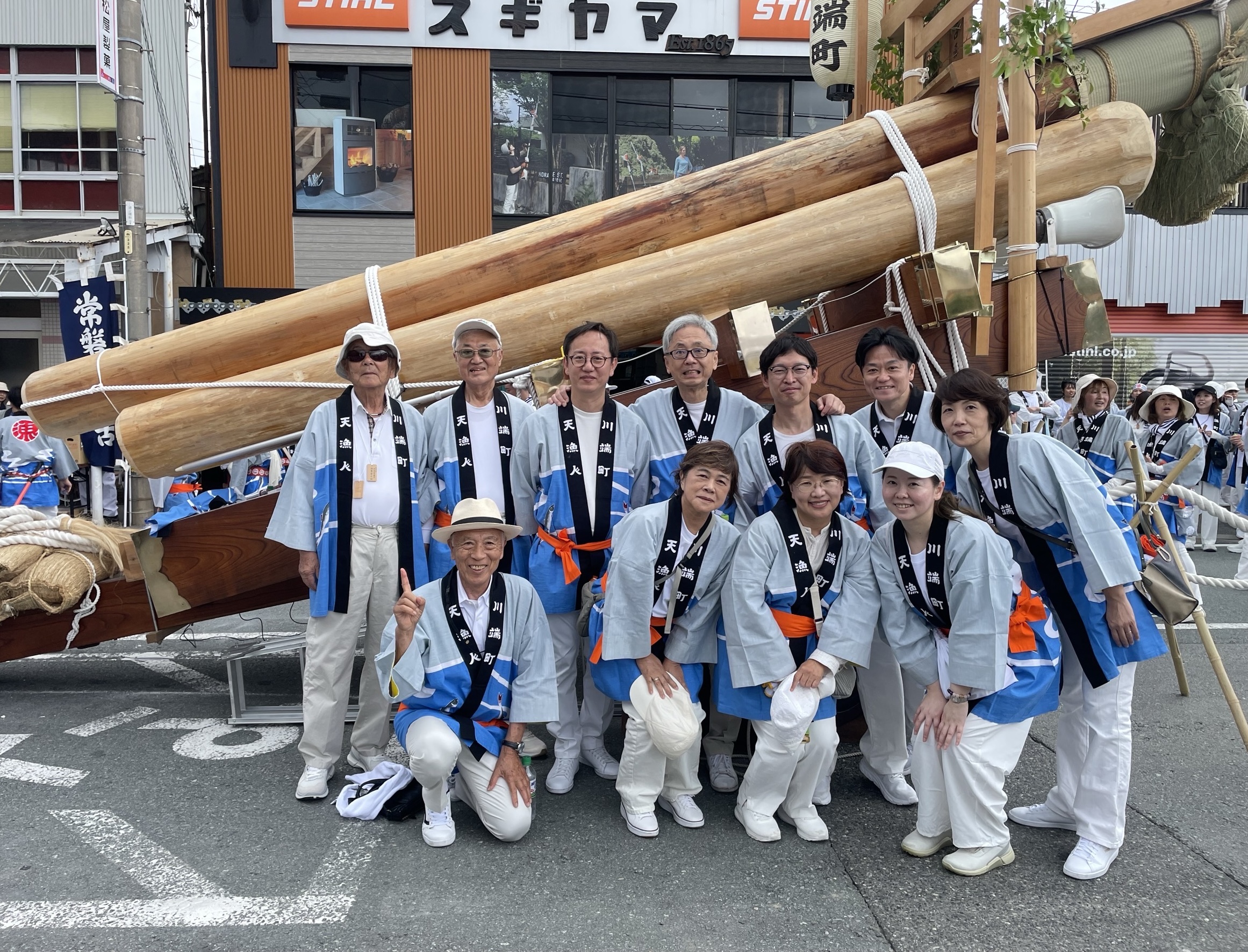 伊勢神宮 御木曳行事に参加